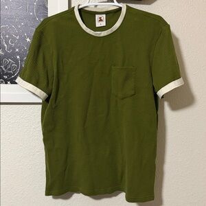 Dandy Del Mar The   Cannes   Waffle   Knit   Tee   -   Arbequina Size Large